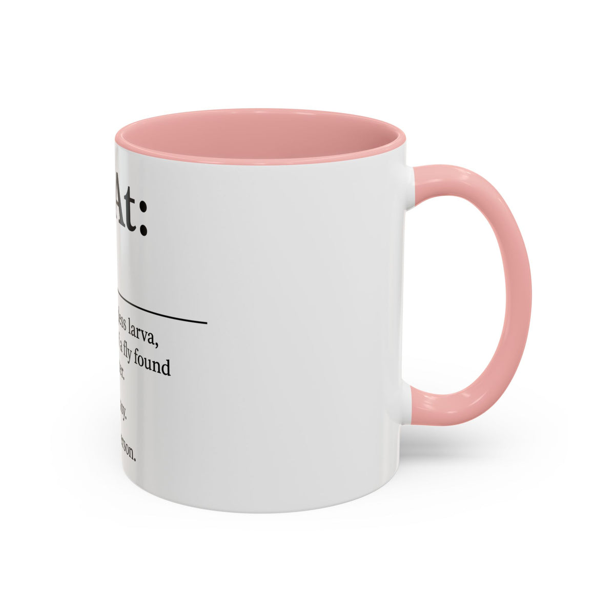 MAGA-t Definition Accent Coffee Mug — Funny Political Definition Ceramic Mug (11/15oz)