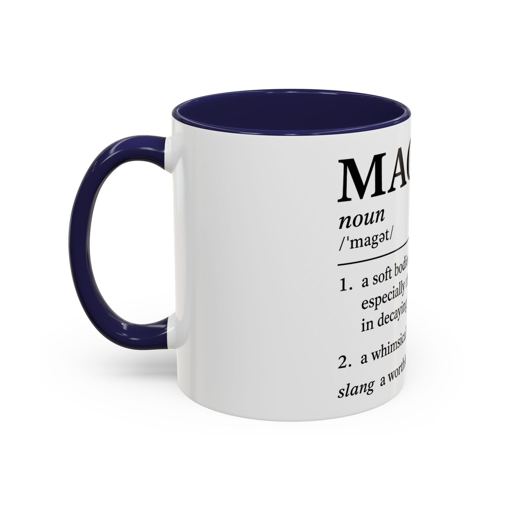 MAGA-t Definition Accent Coffee Mug — Funny Political Definition Ceramic Mug (11/15oz)
