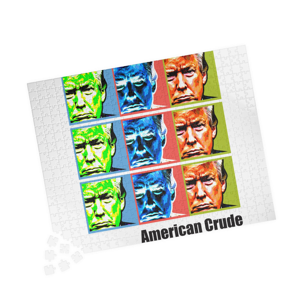 American Crude Pop Art Trump Puzzle | Political Jigsaw 110–1014 pcs