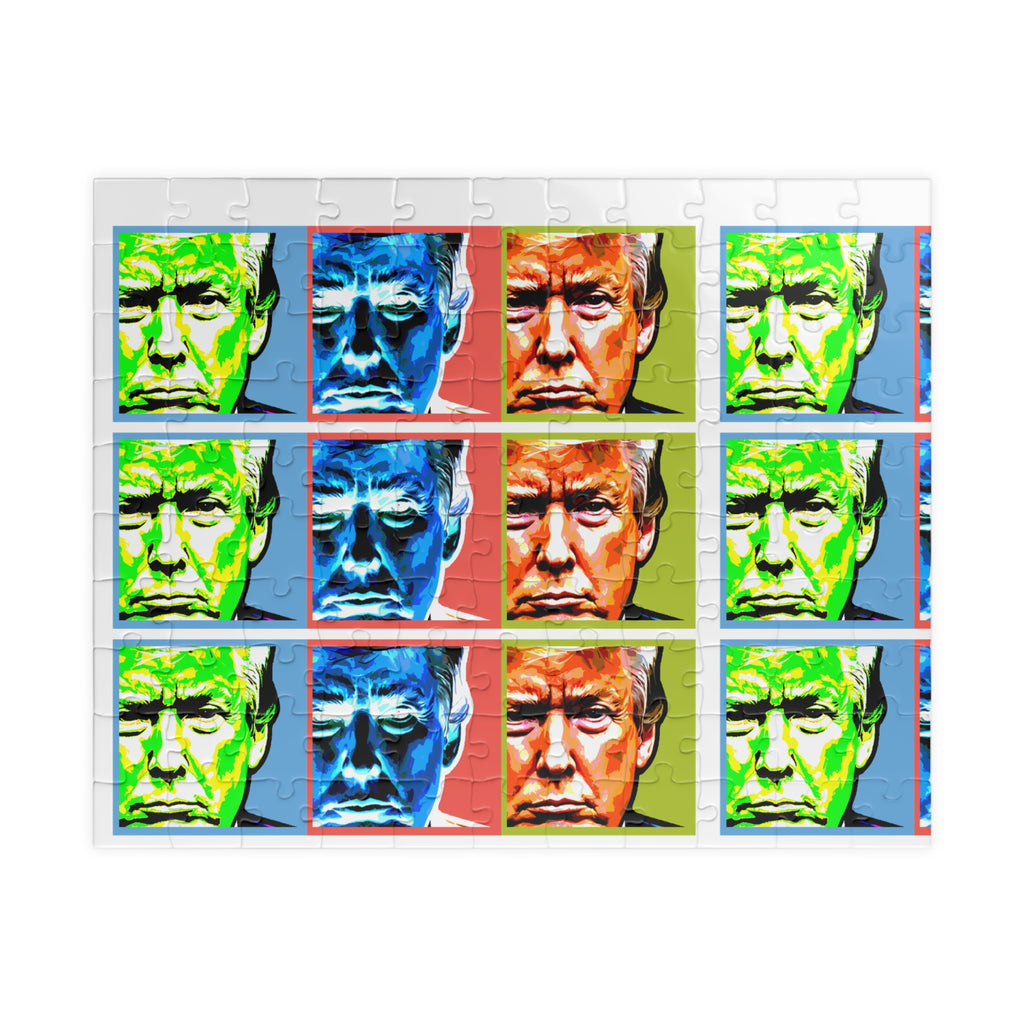 Pop Art Faces Puzzle | 110/252/520/1014-piece