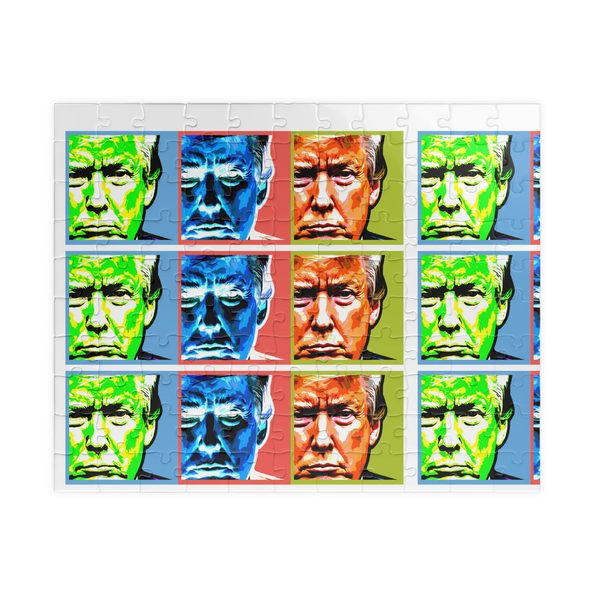 Pop Art Faces Puzzle | 110/252/520/1014-piece