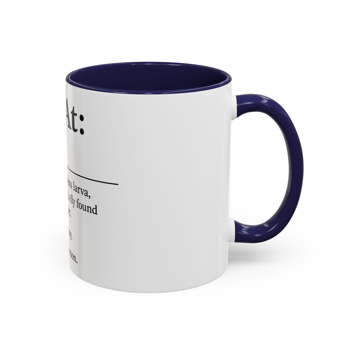 MAGA-t Definition Accent Coffee Mug — Funny Political Definition Ceramic Mug (11/15oz)