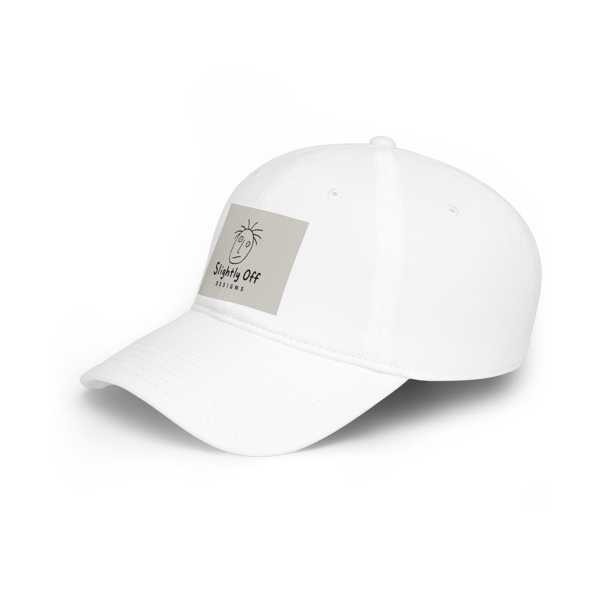 Low Profile Cap — Slightly Off Designs Patch Baseball Hat