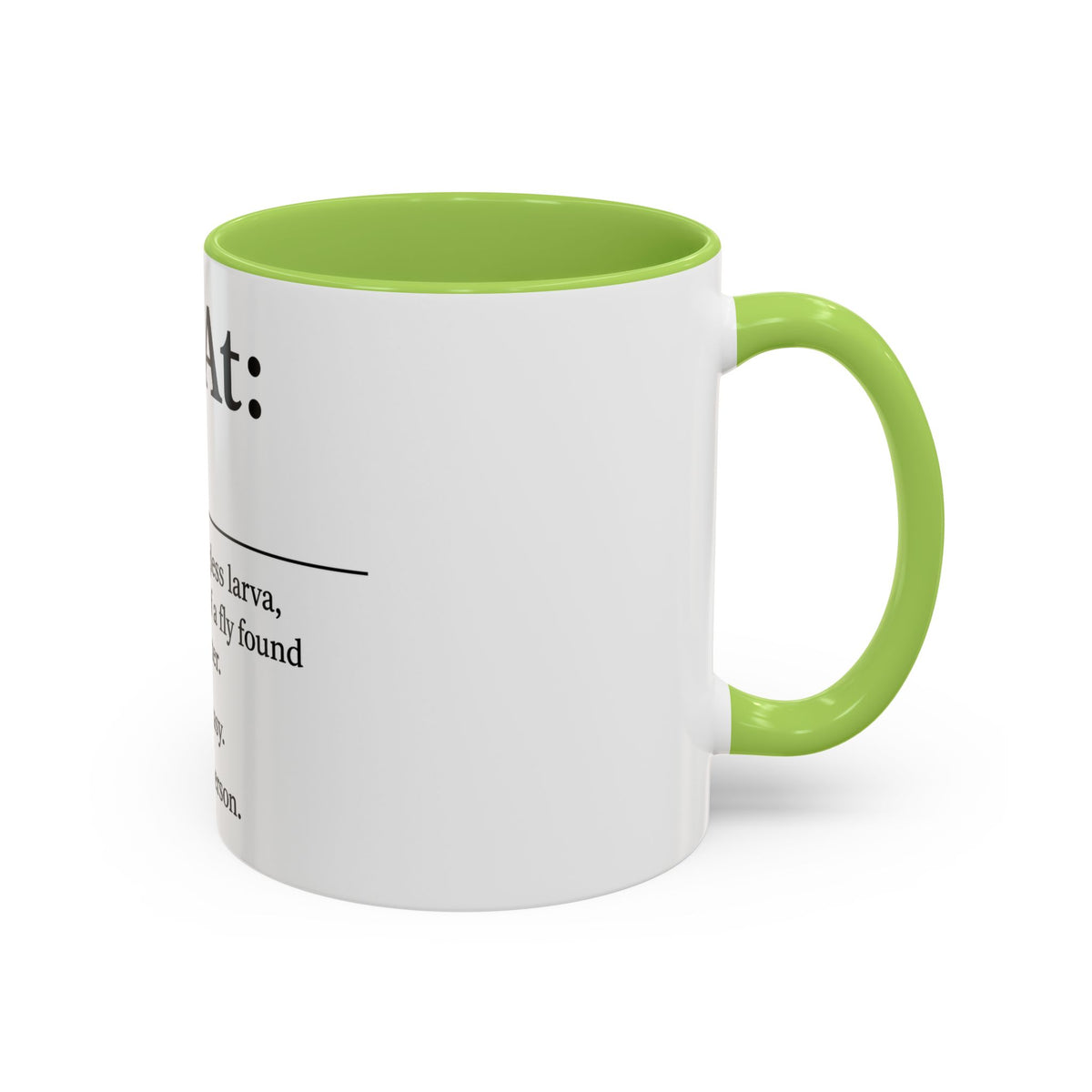 MAGA-t Definition Accent Coffee Mug — Funny Political Definition Ceramic Mug (11/15oz)