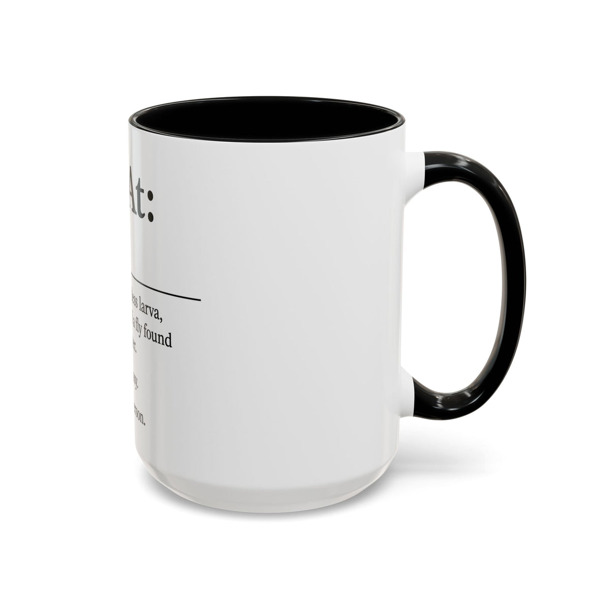 MAGA-t Definition Accent Coffee Mug — Funny Political Definition Ceramic Mug (11/15oz)