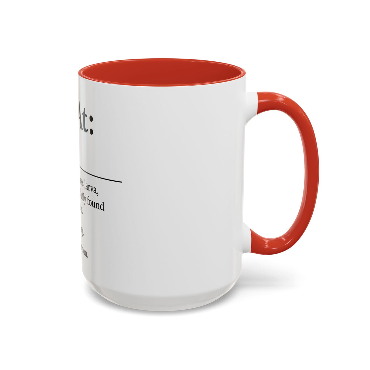 MAGA-t Definition Accent Coffee Mug — Funny Political Definition Ceramic Mug (11/15oz)