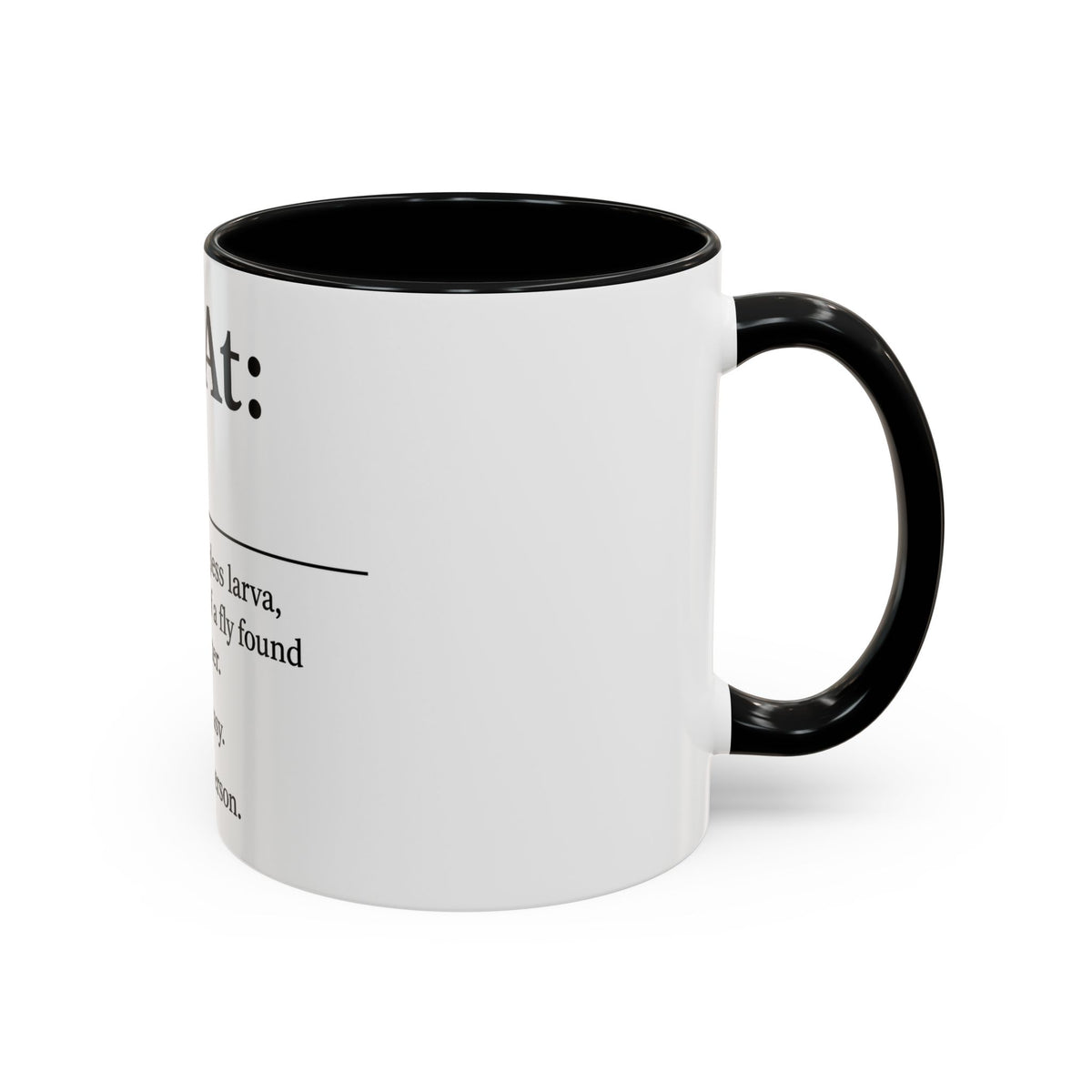 MAGA-t Definition Accent Coffee Mug — Funny Political Definition Ceramic Mug (11/15oz)