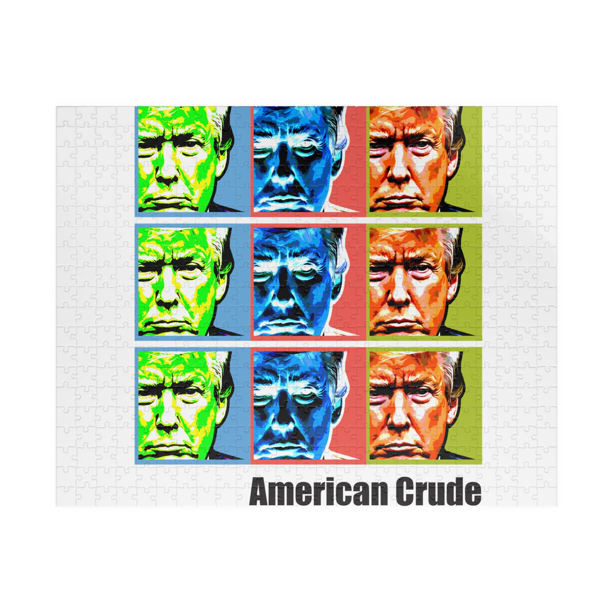 American Crude Pop Art Trump Puzzle | Political Jigsaw 110–1014 pcs