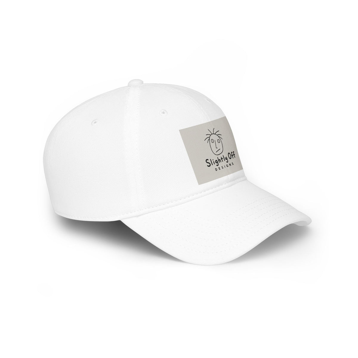 Low Profile Cap — Slightly Off Designs Patch Baseball Hat