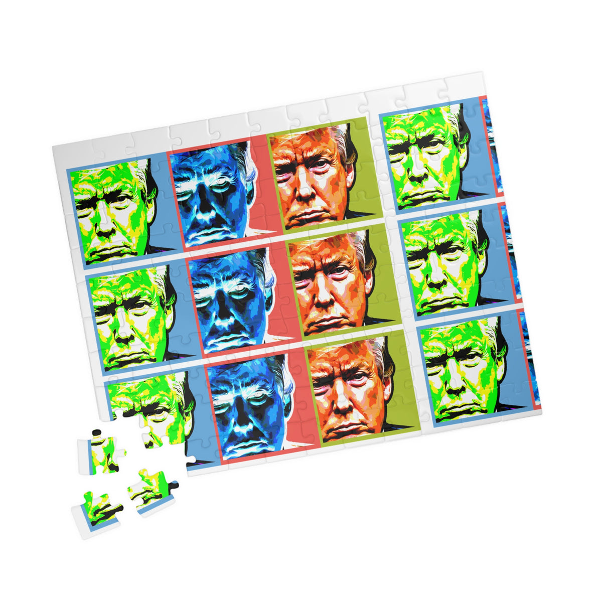 Pop Art Faces Puzzle | 110/252/520/1014-piece