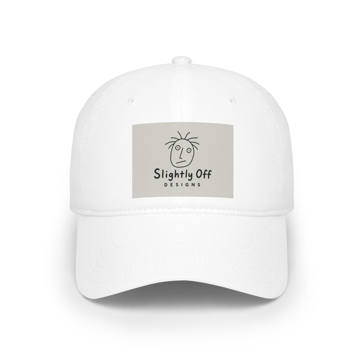 Low Profile Cap — Slightly Off Designs Patch Baseball Hat