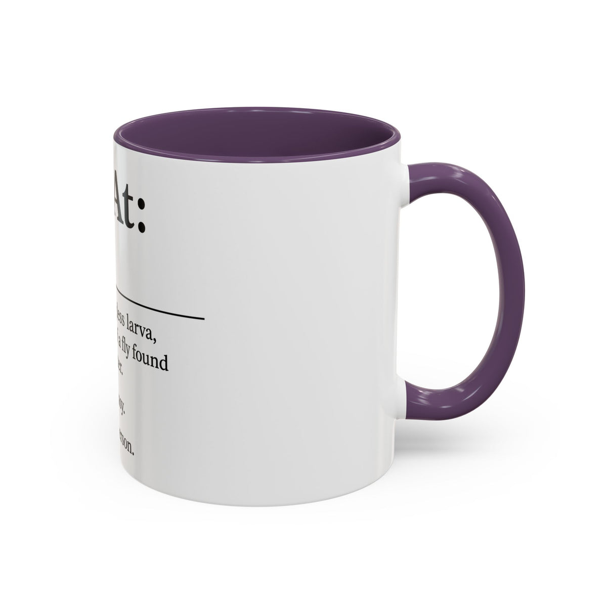 MAGA-t Definition Accent Coffee Mug — Funny Political Definition Ceramic Mug (11/15oz)