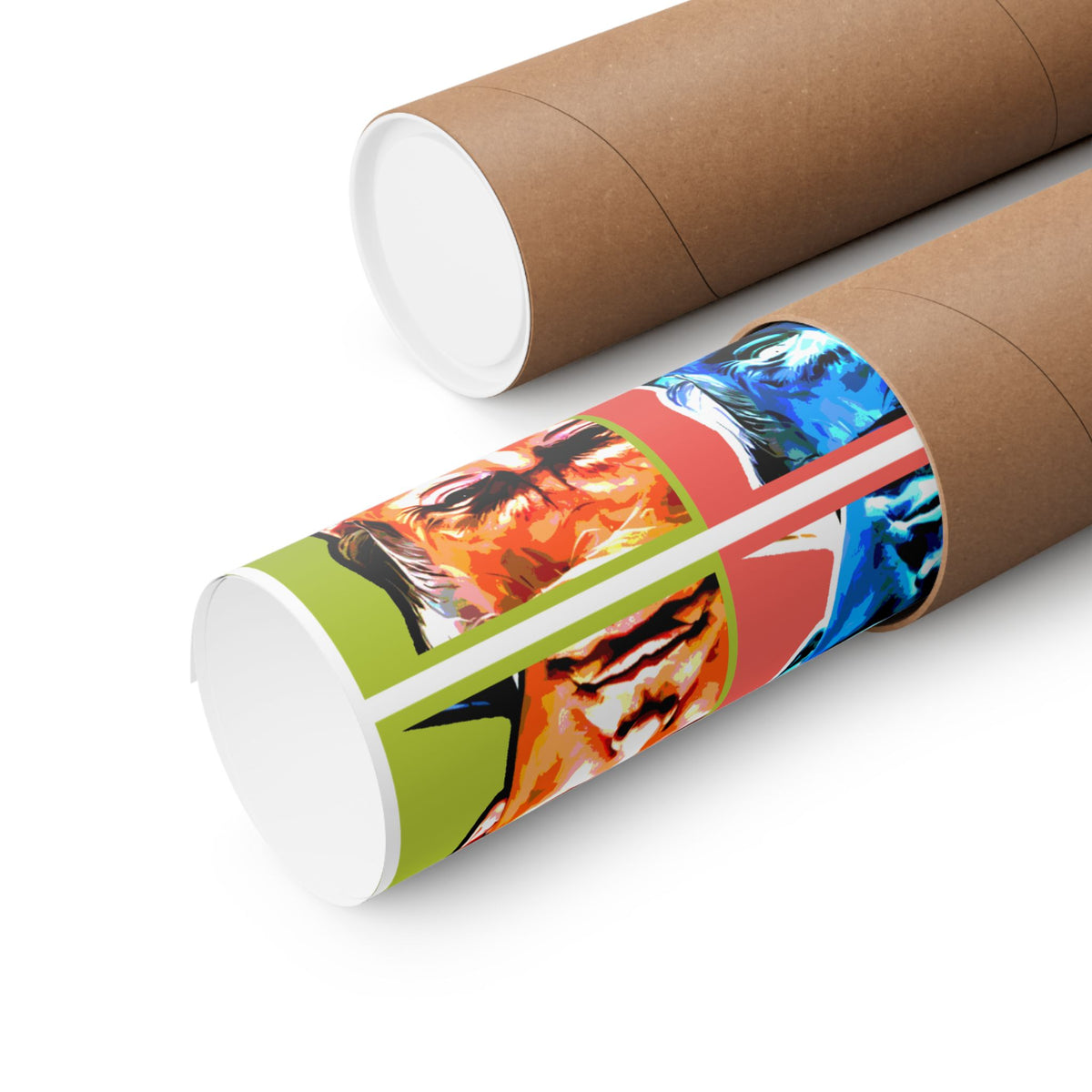 Pop Art Political Poster — "American Crude" Matte Vertical Poster